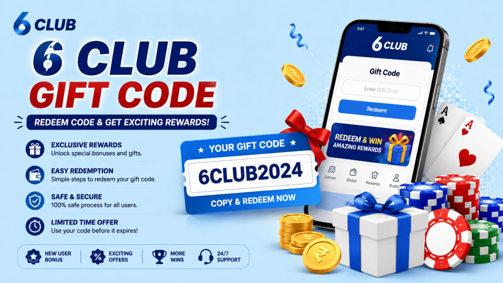 6 Club Gift Code